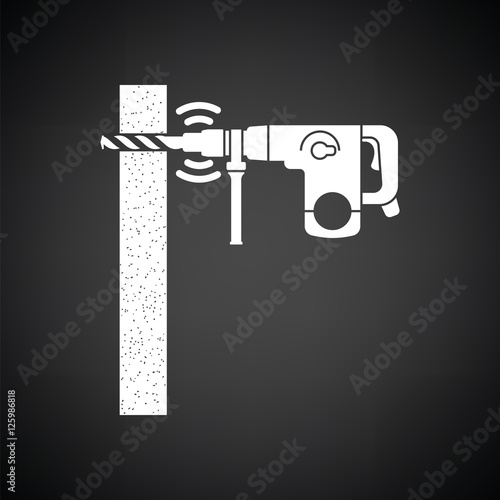 Icon of perforator drilling wall