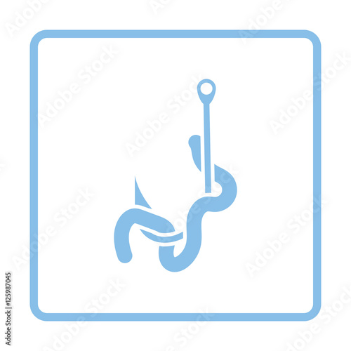 Icon of worm on hook