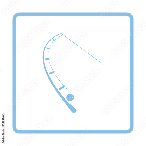 Icon of curved fishing tackle