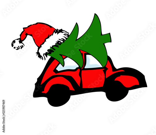 Weihnachtsauto