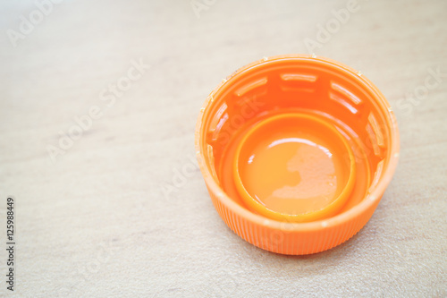 Orange bottle cap