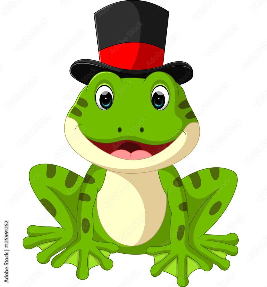 Cute frog cartoon Cute frog cartoon