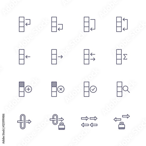 Database icons