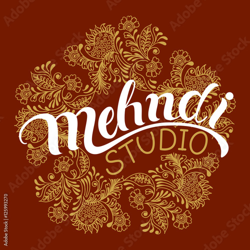 Mehndi studio logo