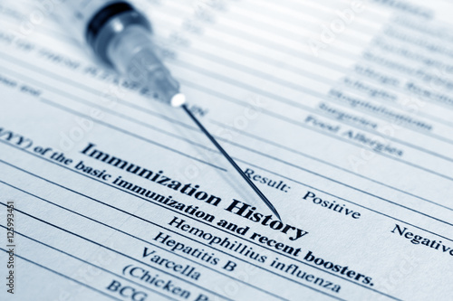 Fotografie Immunization history