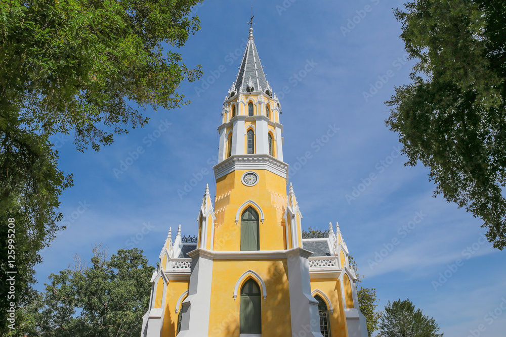 Saint Joseph catholic church at Ayutthaya, Thailand