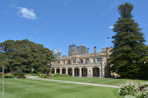 Canvas Print The Government House in Sydney Australia