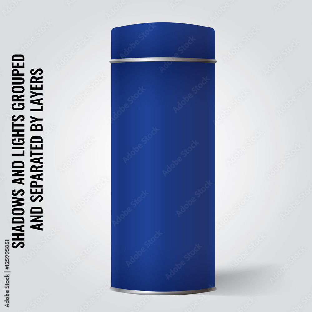 Blank Tin can packaging mockup. Tea, coffee, gift box. Blank Tin can packaging mockup. Tea, coffee, gift box.