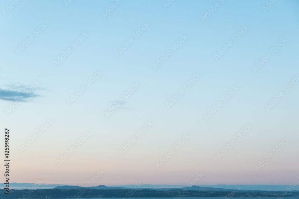 Obraz premium Blue sky with cloud, nature background