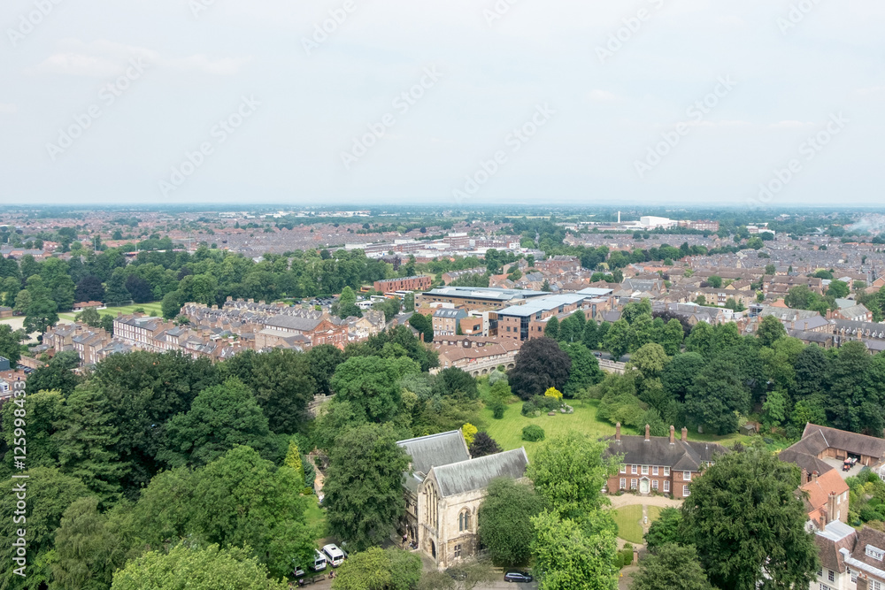 View of York, England.