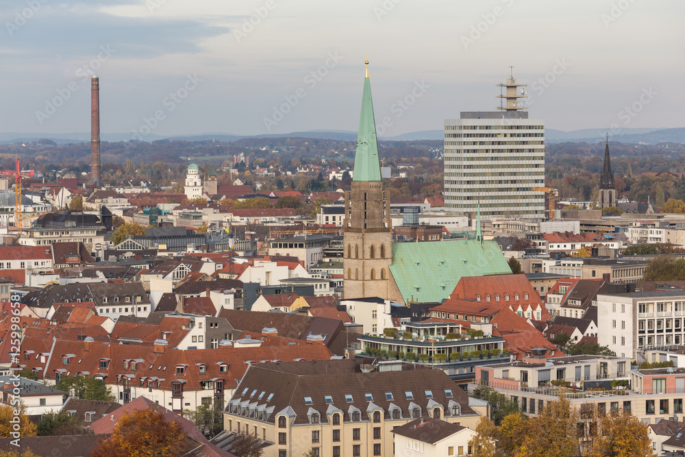Fototapeta premium bielefeld germany cityscape