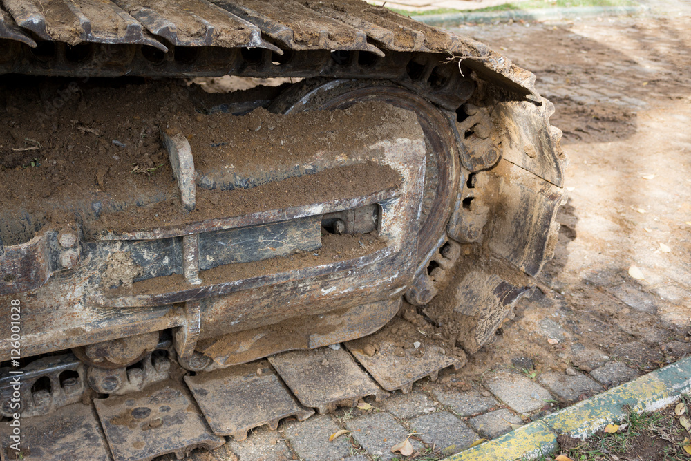 excavator tracks