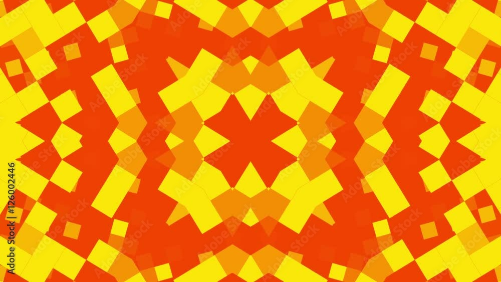 Brightly colored mexican style mosaic looping background animation Brightly colored mexican style mosaic looping background animation