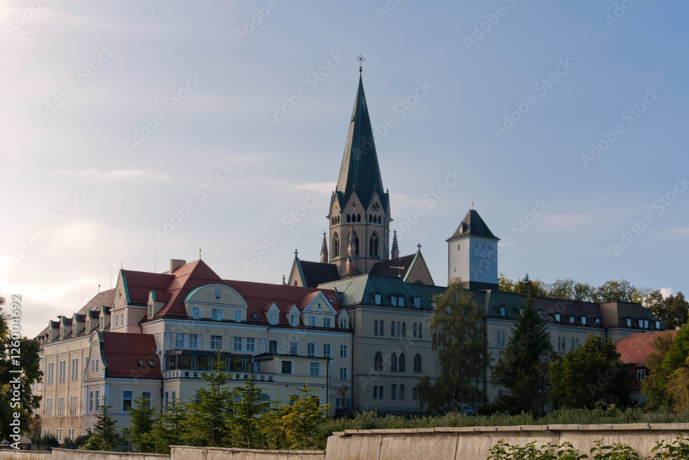 Erzabtei der Missionsbedediktiner-Mönche St. Ottilien, Eresing am Ammersee, Bayern