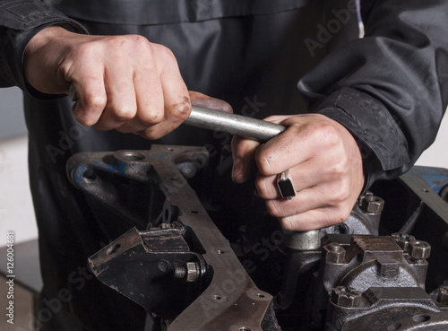 Repair car engine