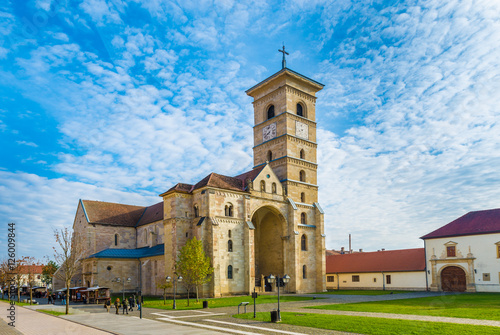 St Michael's Roman Catholic Cathedral  in Alba Iulia, Transylvania, Romania photo