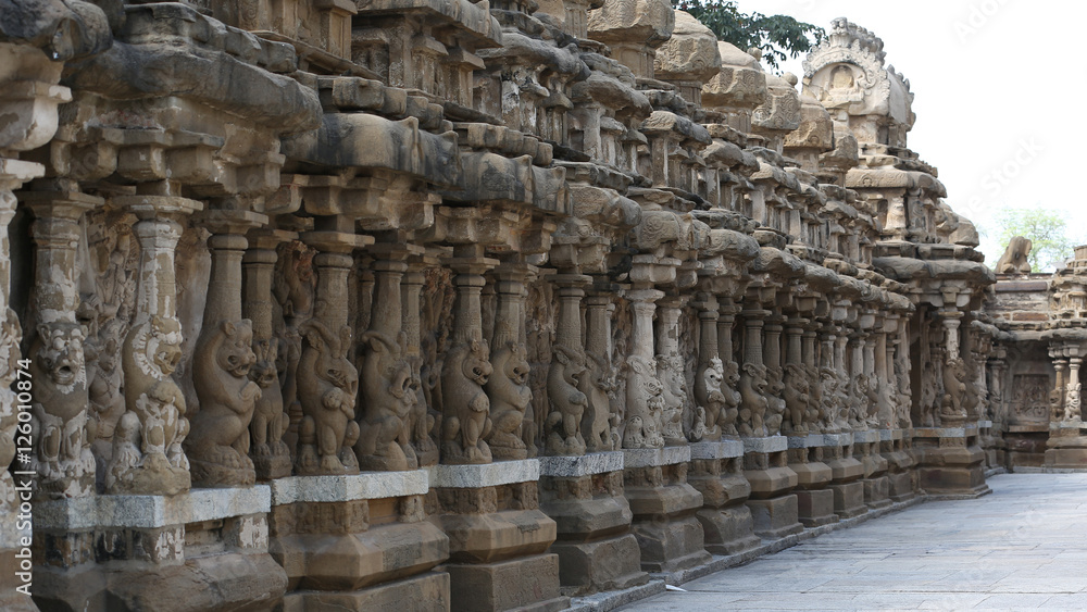 Kanchi Kailasanathar Temple, .Kanchipuram, India