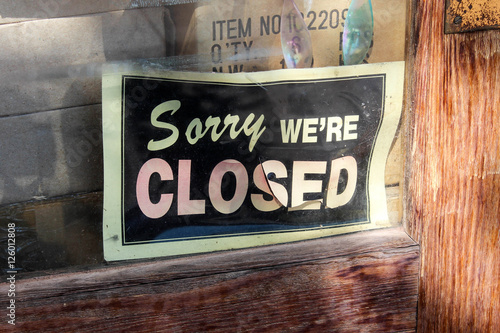 Sorry we are closed / Saint Elmo (Colorado - USA) photo