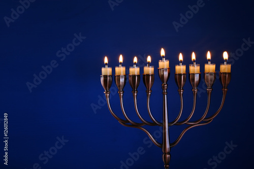 Image of jewish holiday Hanukkah background