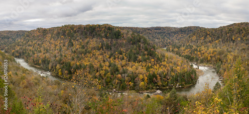 Gauley River from Carnifex Ferry Battlefield photo