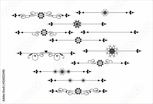 Decorative delimiter set