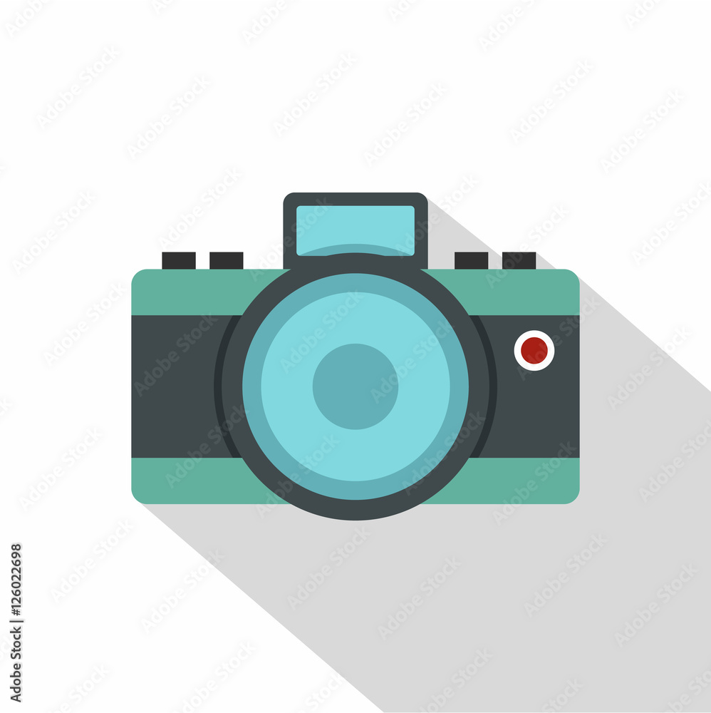 Photocamera icon. Flat illustration of photocamera vector icon for web Photocamera icon. Flat illustration of photocamera vector icon for web
