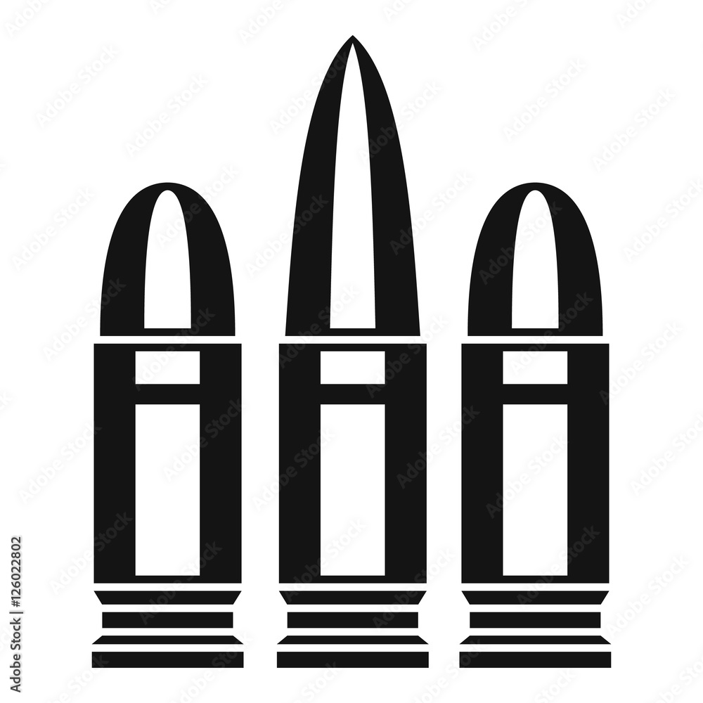 Cartridges icon. Simple illustration of cartridges vector icon for web Cartridges icon. Simple illustration of cartridges vector icon for web