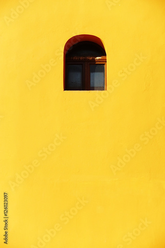 Abstract image of a window on an empty wall © Rechitan Sorin