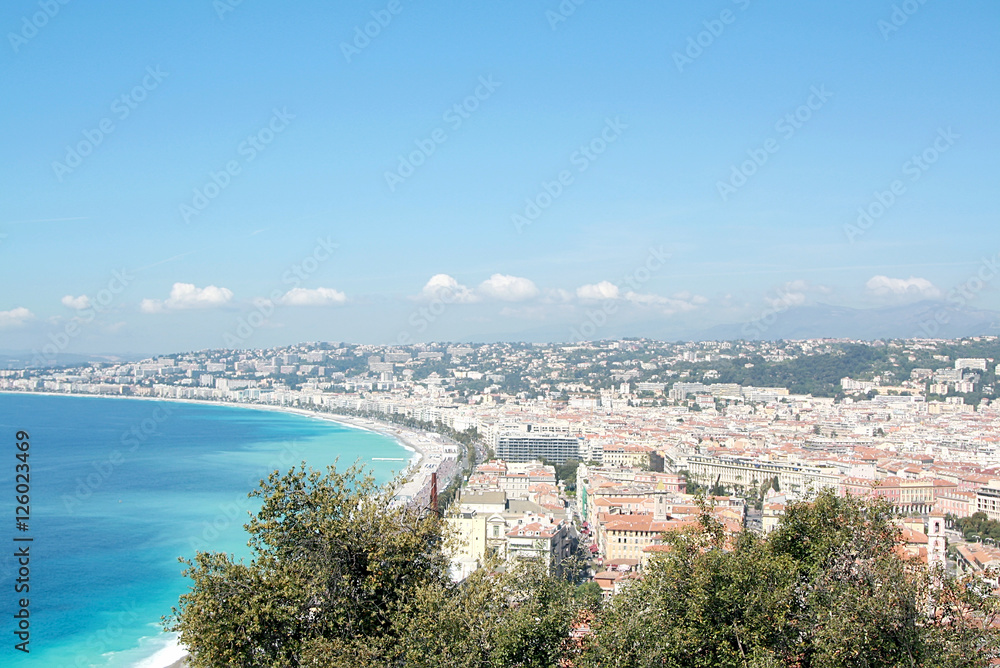 Panorama of Nice (France)