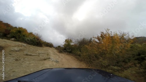 jeep in the mountains go-pro