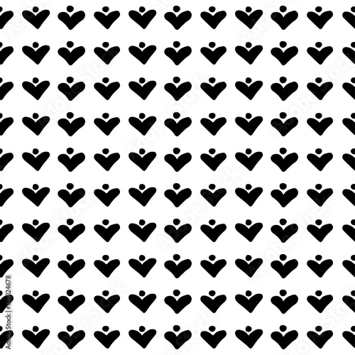 Vector seamless pattern, graphic illustration