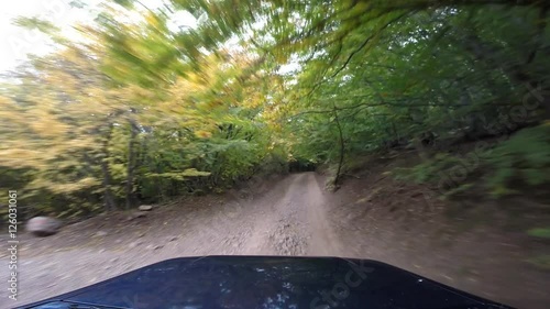 jeep in the mountains go-pro
