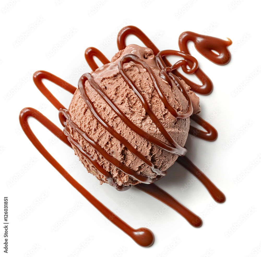 Fototapeta premium Chocolate ice cream