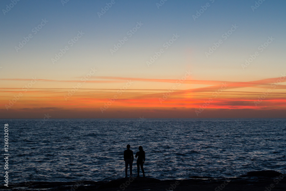 Fototapeta premium Sea sunset