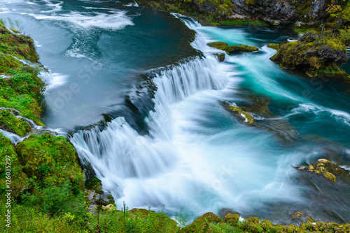 Waterfall of Strbacki Buk on Una river in Bosnia and Herzegovina photo