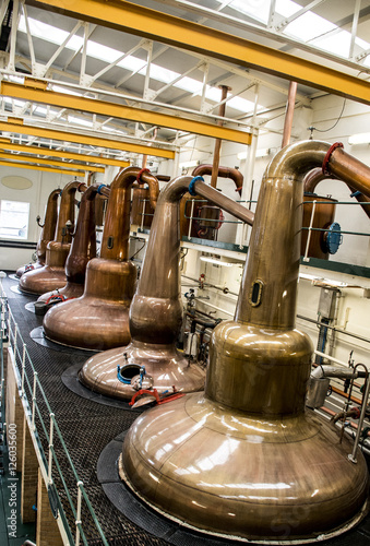 Obraz na płótnie scottish distillery whisky trail speyside scotland