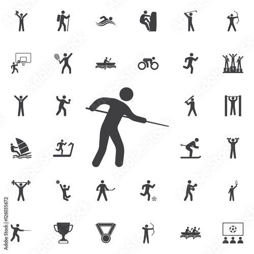 Pool Set icon Vector Illustration on the white background.