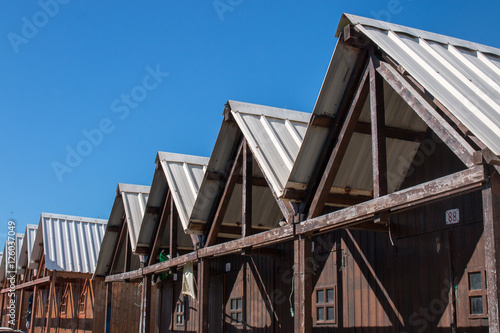 Fisherman wooden houses