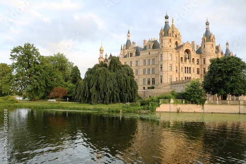 Government seat in Schwerin at Schwerin Castle, Mecklenburg Vorprommern Germany
