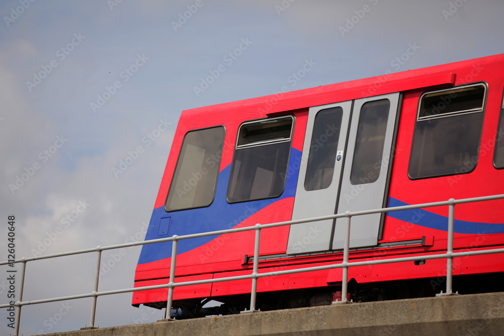 London DLR train