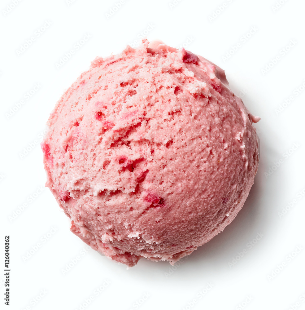 Strawberry ice cream Strawberry ice cream
