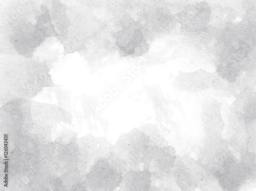 Abstract grey watercolor background. Abstract background painting with grey colors.