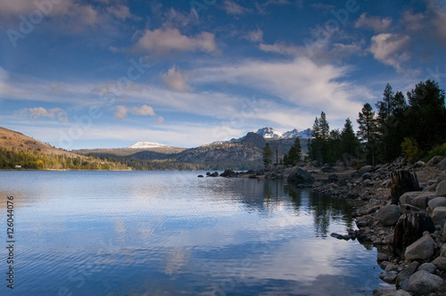 Caples Lake Reflection, Sierra Nevada Mountains