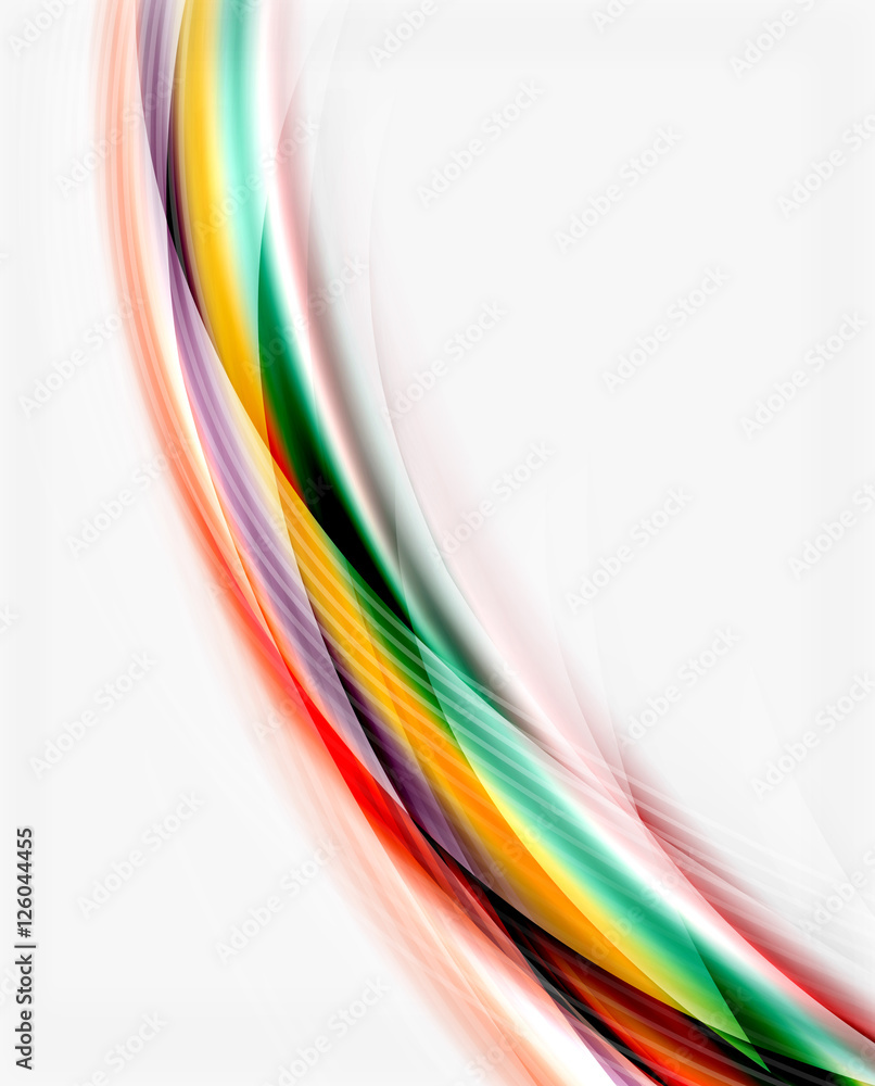 Smooth silk wave template Smooth silk wave template
