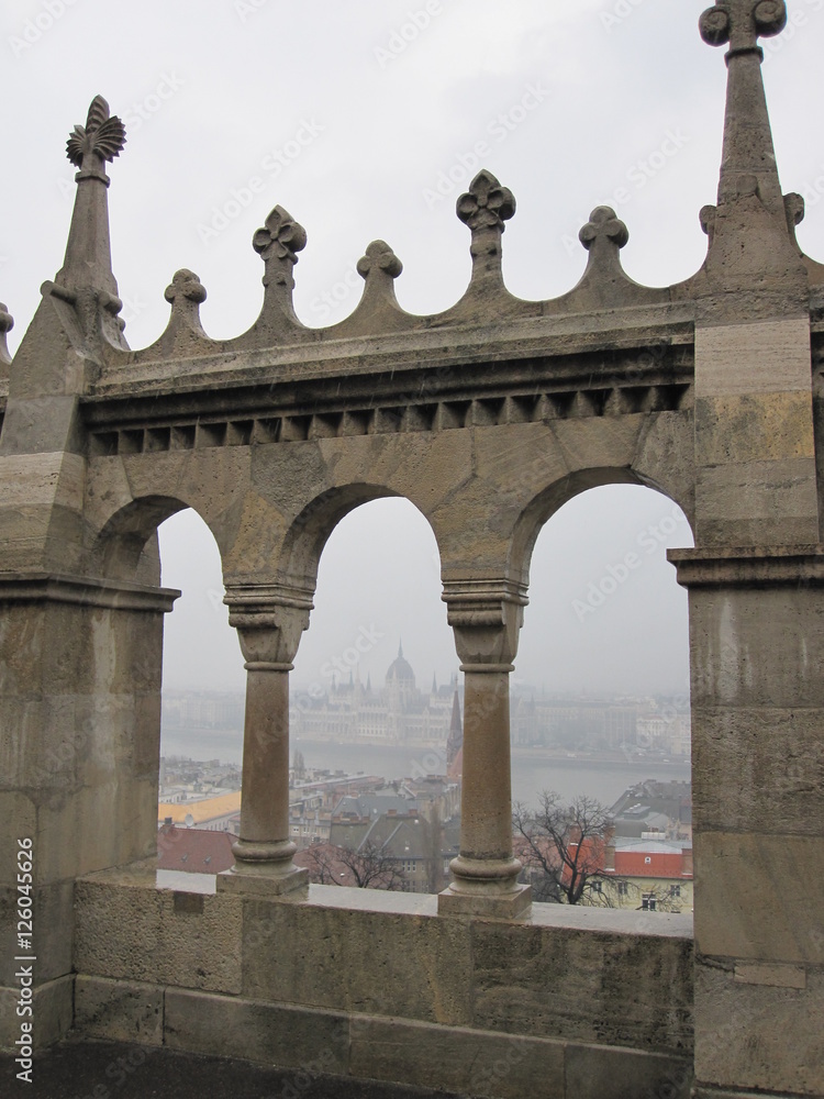 Castle Hill Budapest, Hungary: Fisherman's Bastion 