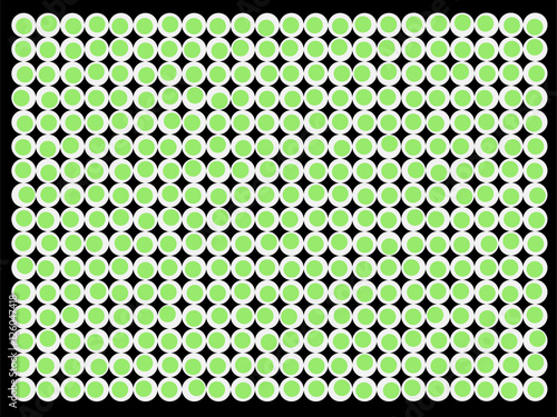 Fundo de mosaico de círculos de olhos verdes