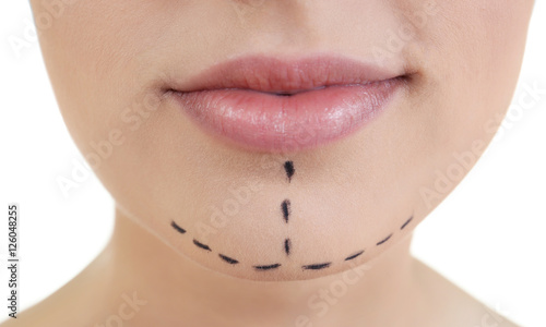 Plastic surgery concept. Po...