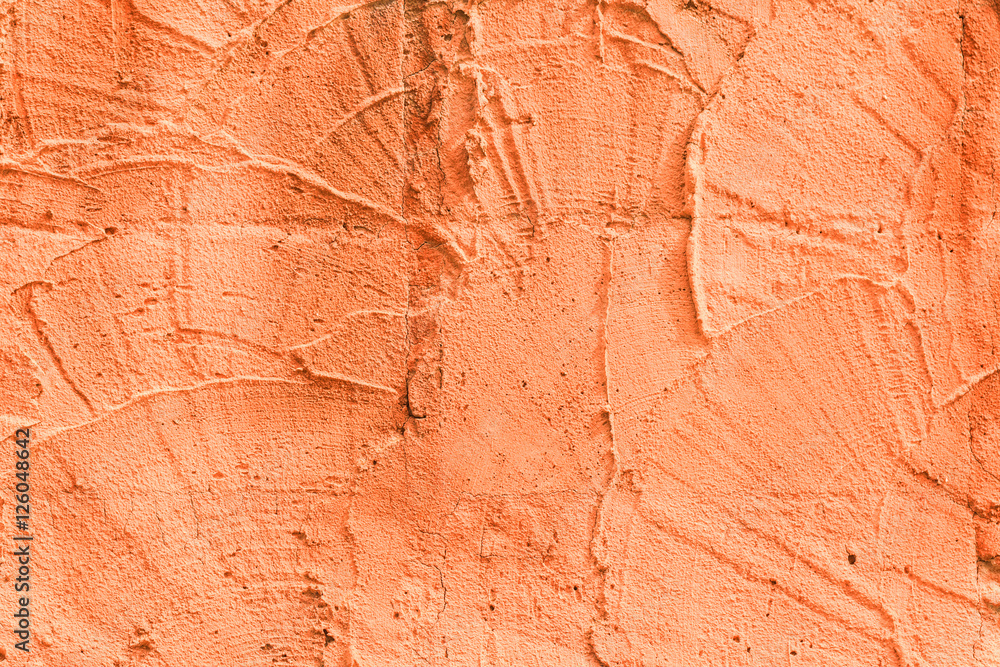 Fototapeta premium pattern of orange cement wall