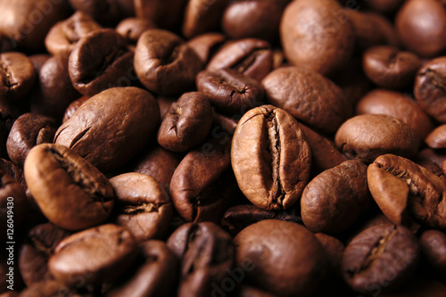 Coffee beans  close up