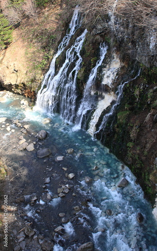 Biei waterfall of Shirahige of summer © tasch